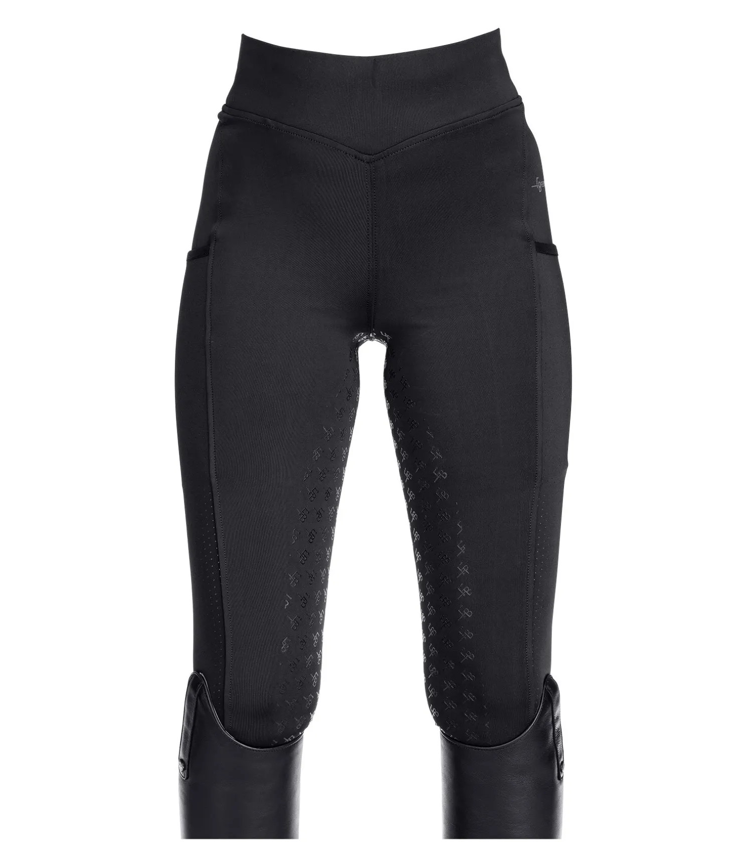 Legging d'équitation à fond intégral grip enfant Laser Cut