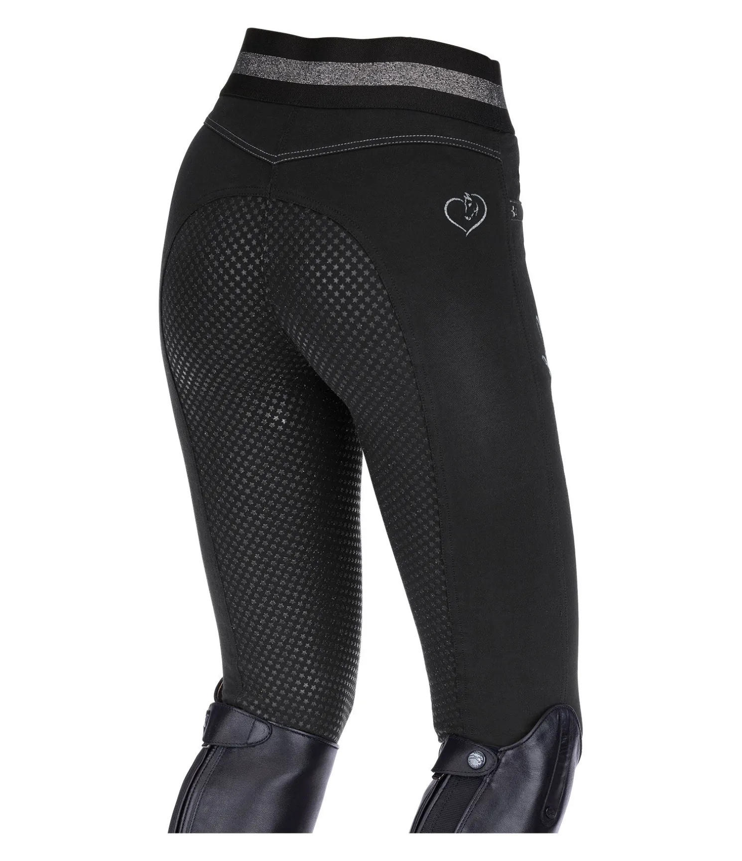 Legging d'équitation à fond intégral grip enfant Nivia II
