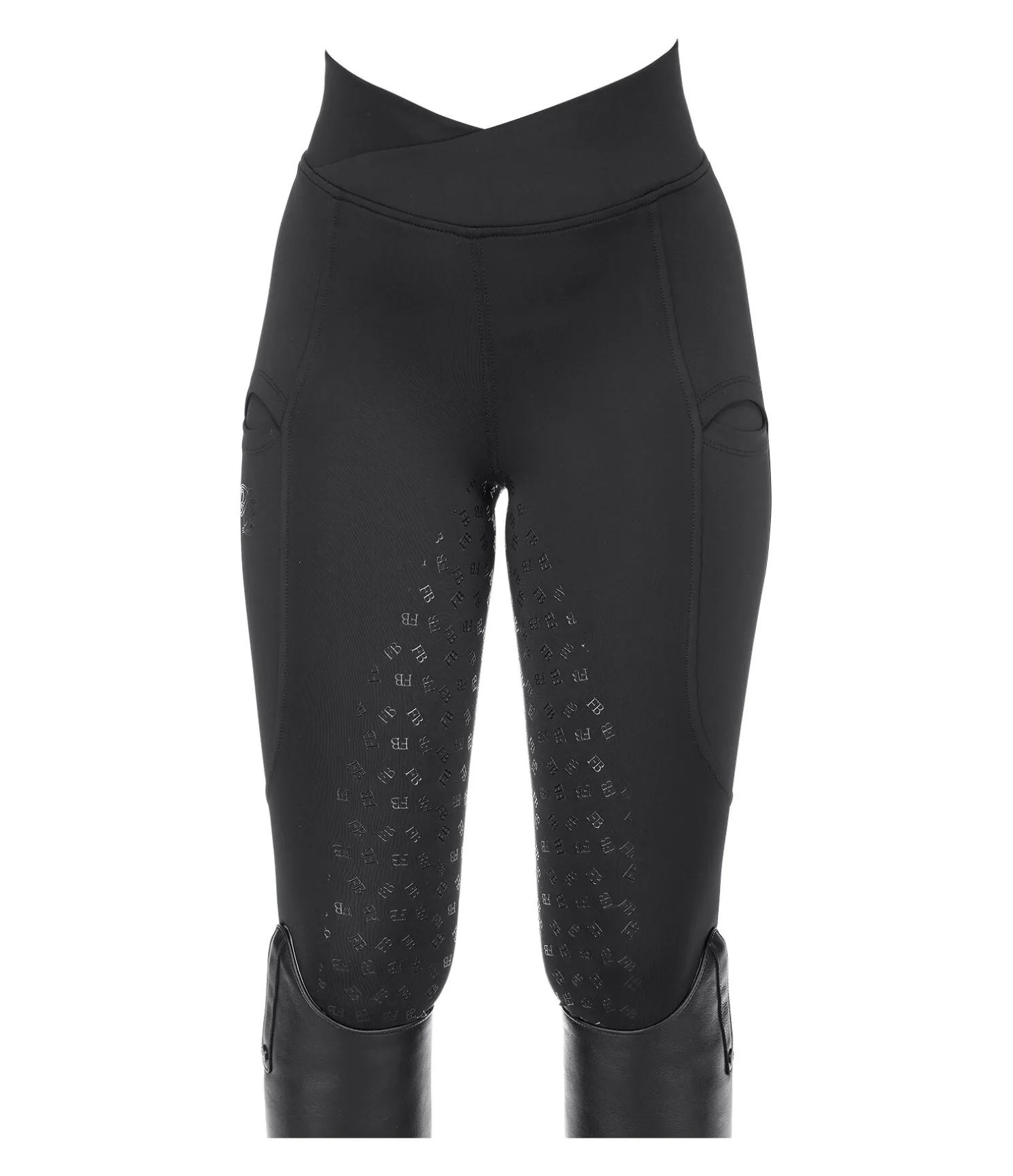 Legging d'équitation à fond intégral grip enfant Tine