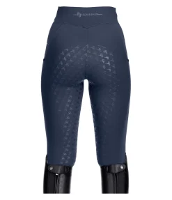 Legging d'équitation à fond intégral grip enfant Laser Cut