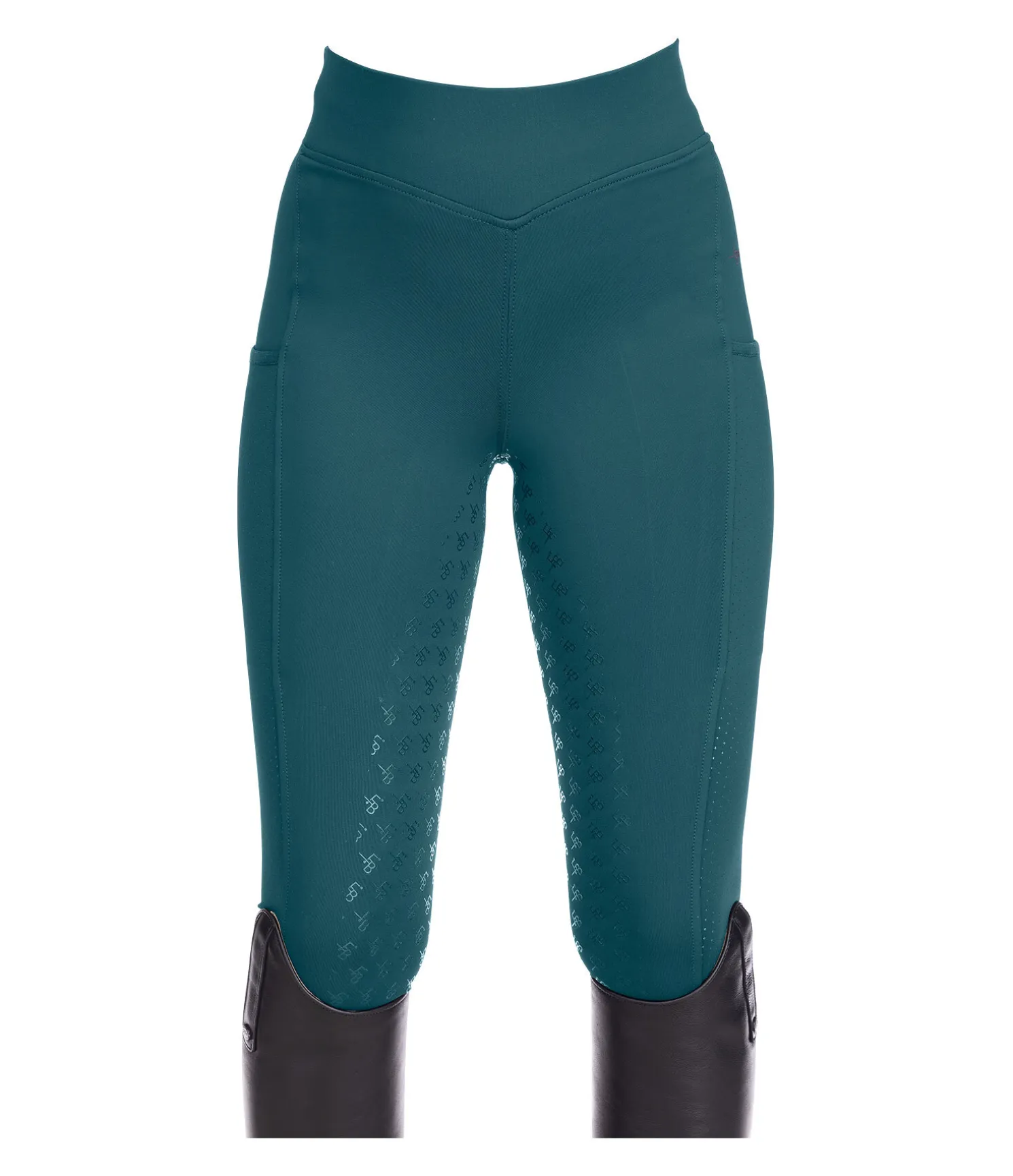 Legging d'équitation à fond intégral grip enfant Laser Cut
