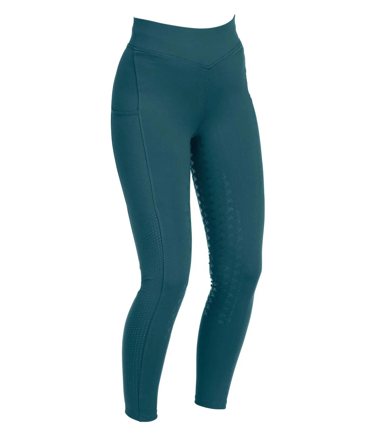 Legging d'équitation à fond intégral grip enfant Laser Cut