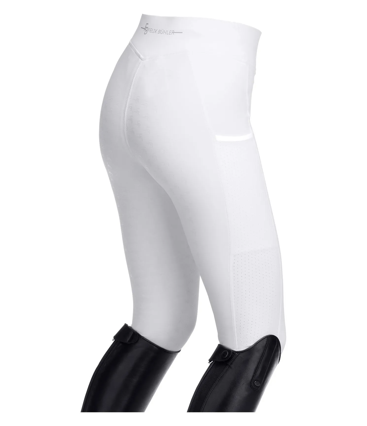 Legging d'équitation à fond intégral grip enfant Laser Cut