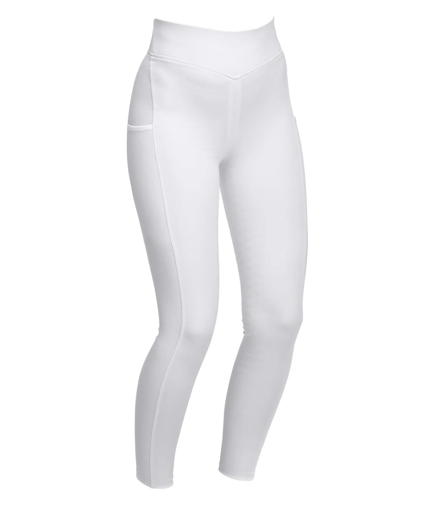 Legging d'équitation à fond intégral grip enfant Laser Cut