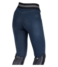 Legging d'équitation à fond intégral grip enfant Nivia II