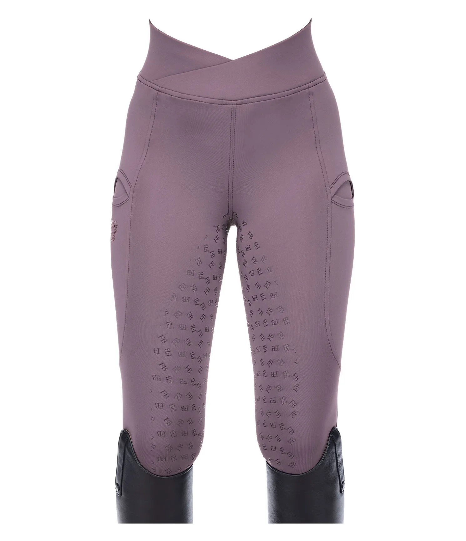 Legging d'équitation à fond intégral grip enfant Tine