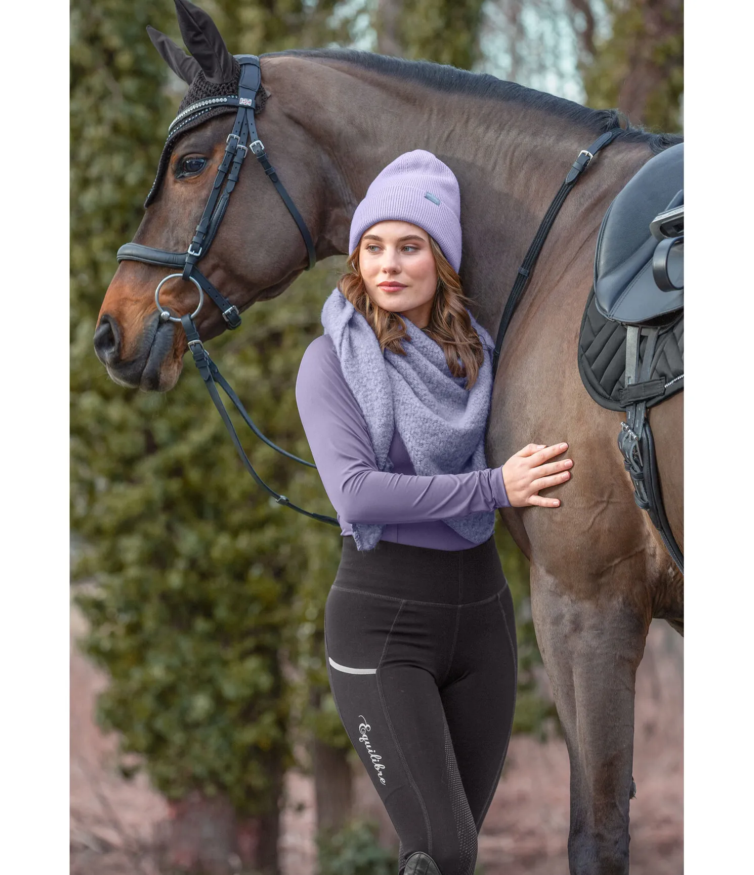 Legging d'équitation à fond intégral grip Isabelle