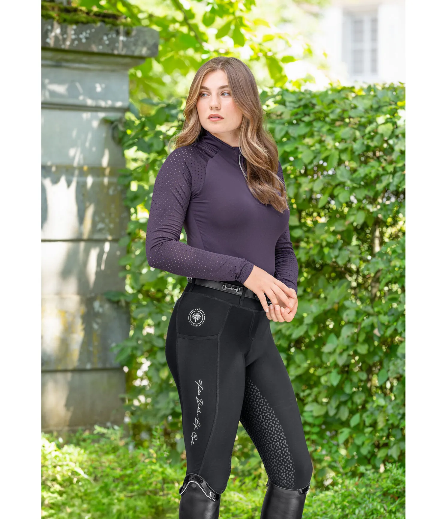 Legging d'équitation à fond intégral Grip Life Cycle