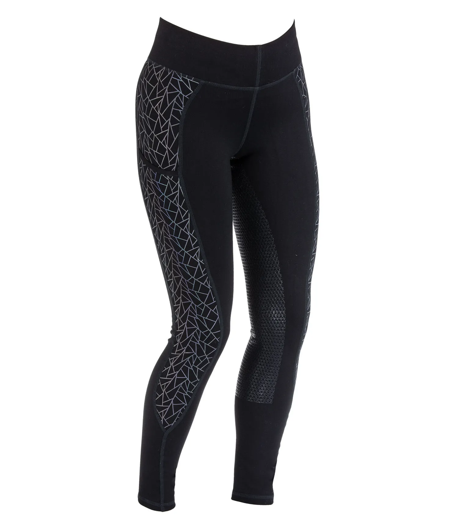 Legging d'équitation à grip intégral Holographic