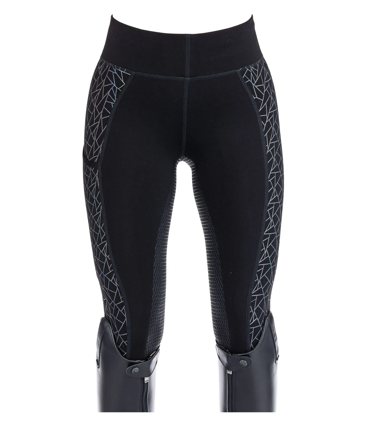Legging d'équitation à grip intégral Holographic