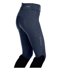 Legging d'équitation hybride à fond intégral grip enfant Eloise