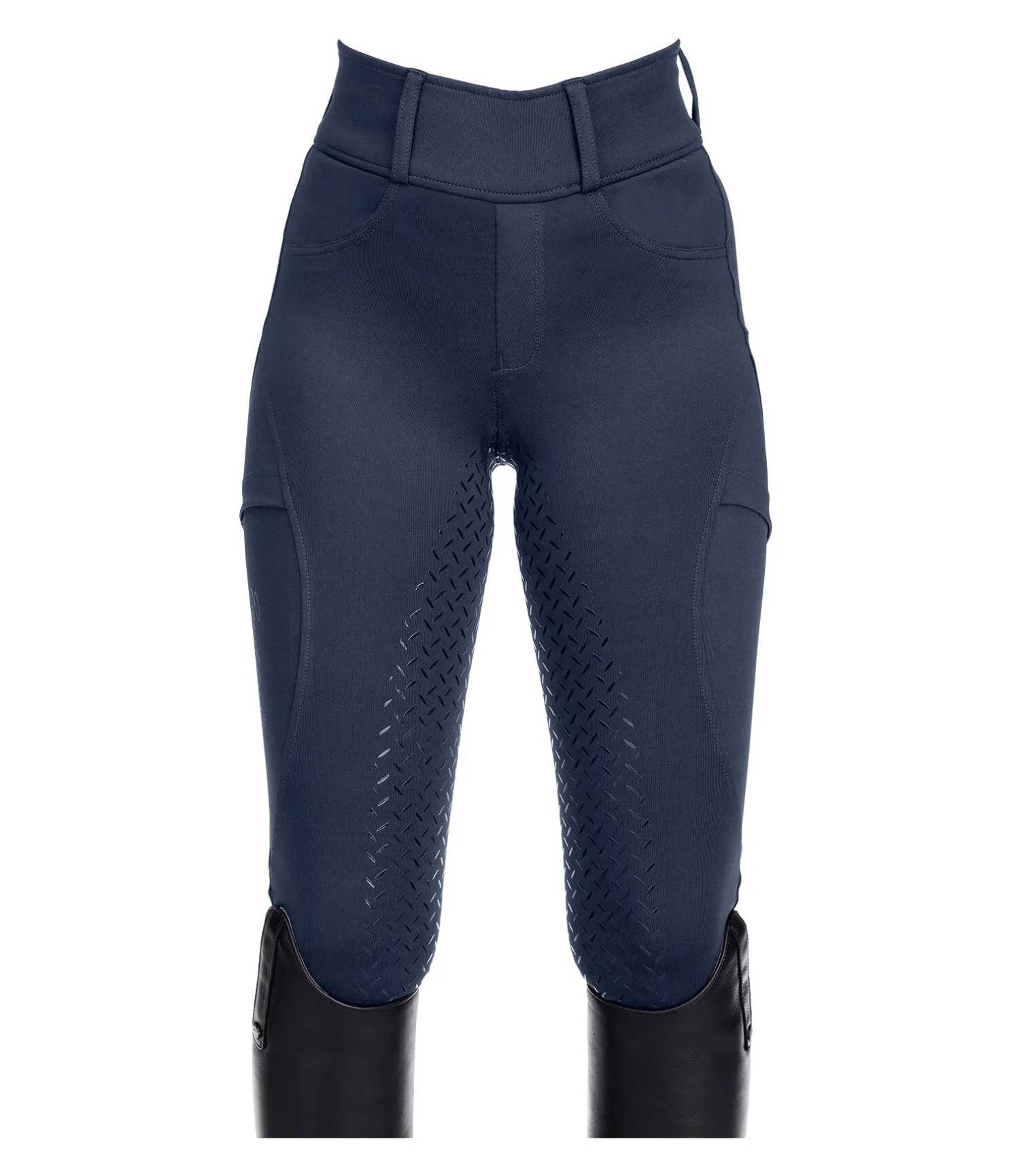 Legging d'équitation hybride à fond intégral grip enfant Eloise
