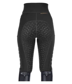 Legging d'équitation thermique à fond intégral grip enfant