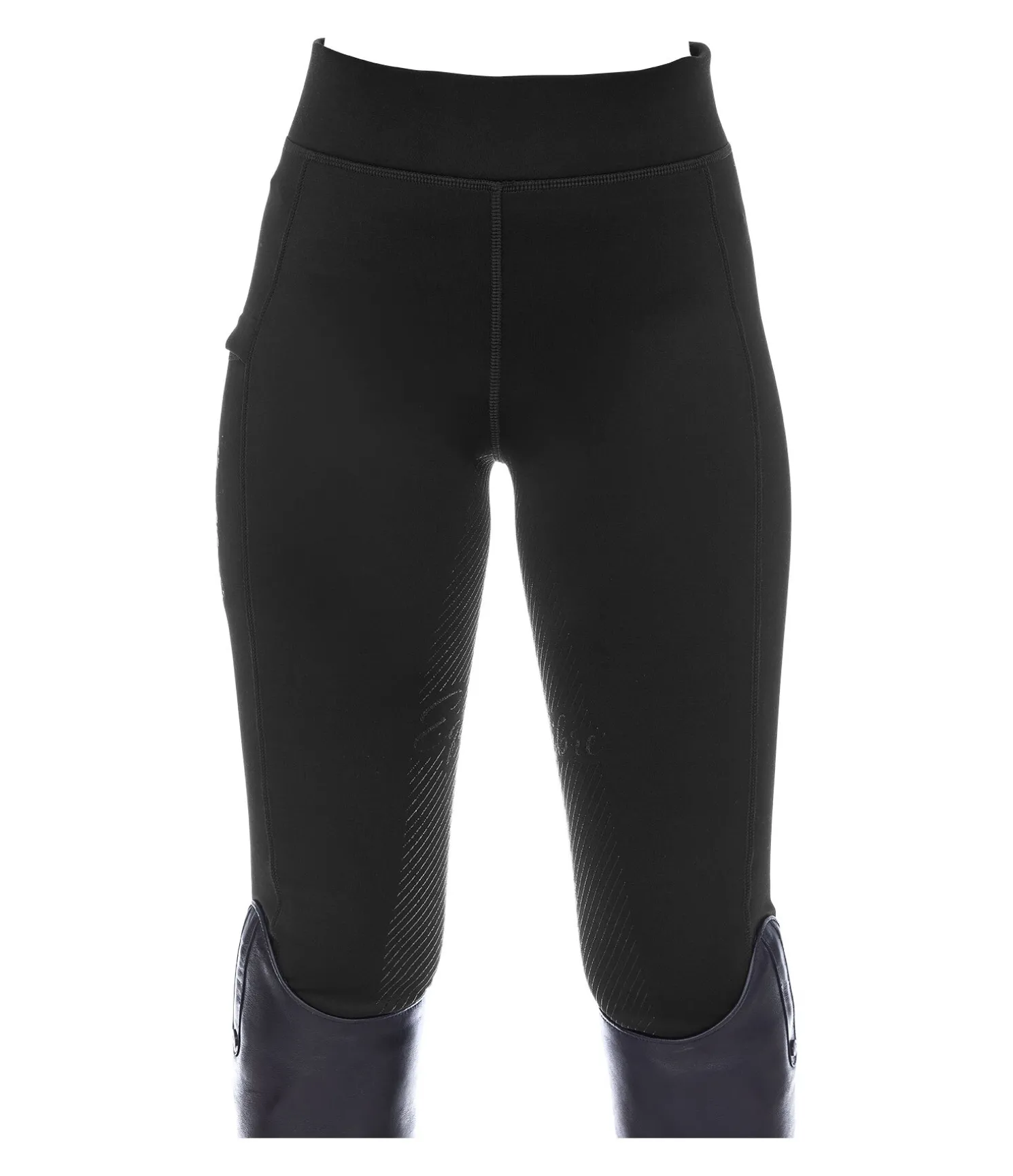 Legging d'équitation thermique à fond intégral grip enfant Snow