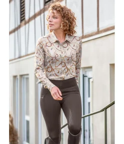 Legging d'équitation thermique à fond intégral Grip Hermine