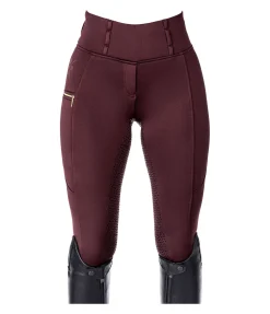 Legging d'équitation thermique à fond intégral grip Kassandra