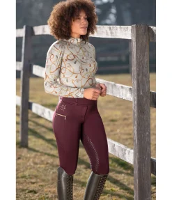 Legging d'équitation thermique à fond intégral grip Kassandra