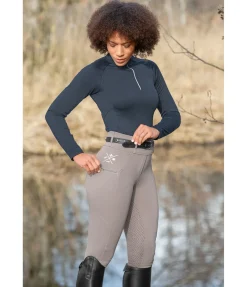 Legging d'équitation thermique à fond intégral grip Kassandra