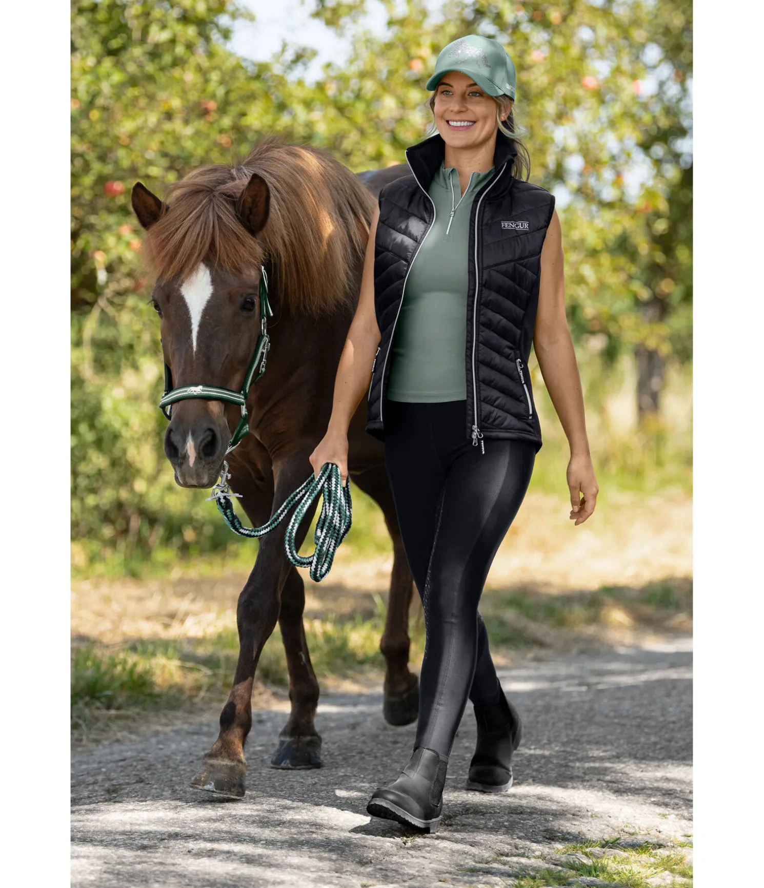 Legging à fond intégral grip Freya