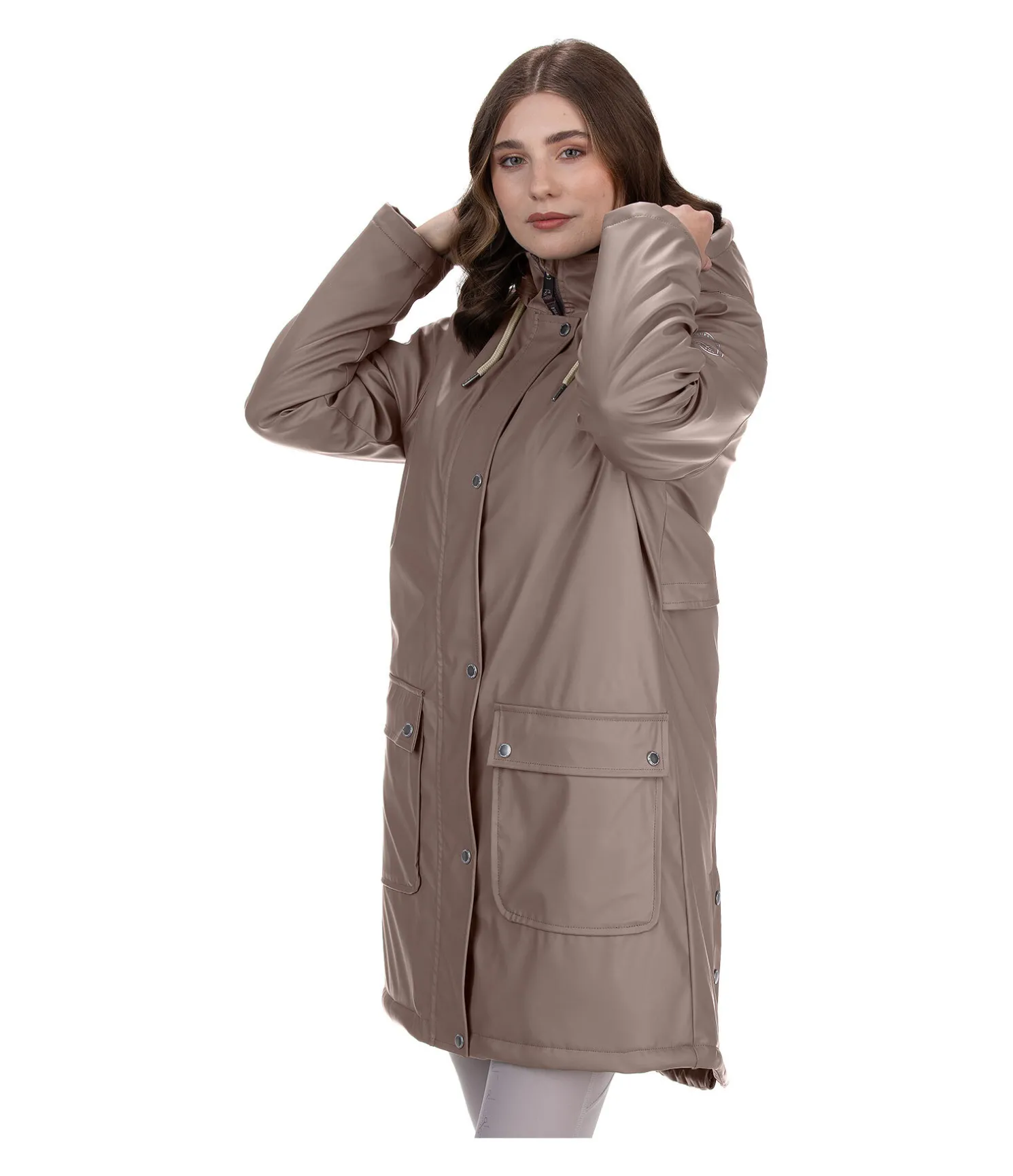Manteau de pluie avec doublure en fourrure Teddy Paris