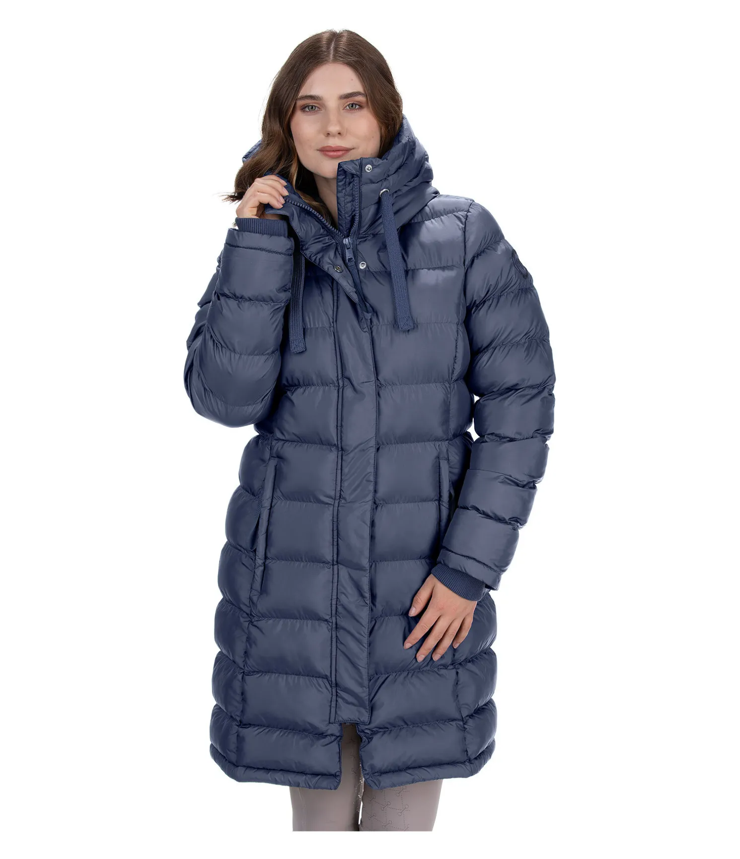 Manteau d'équitation matelassé à capuche Minou