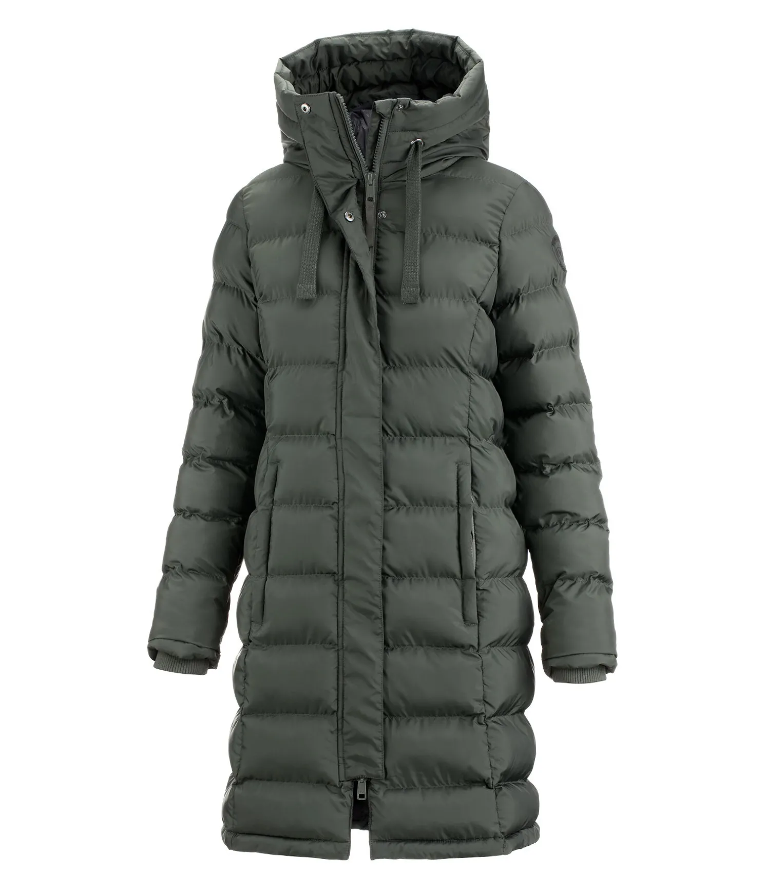 Manteau d'équitation matelassé à capuche Minou