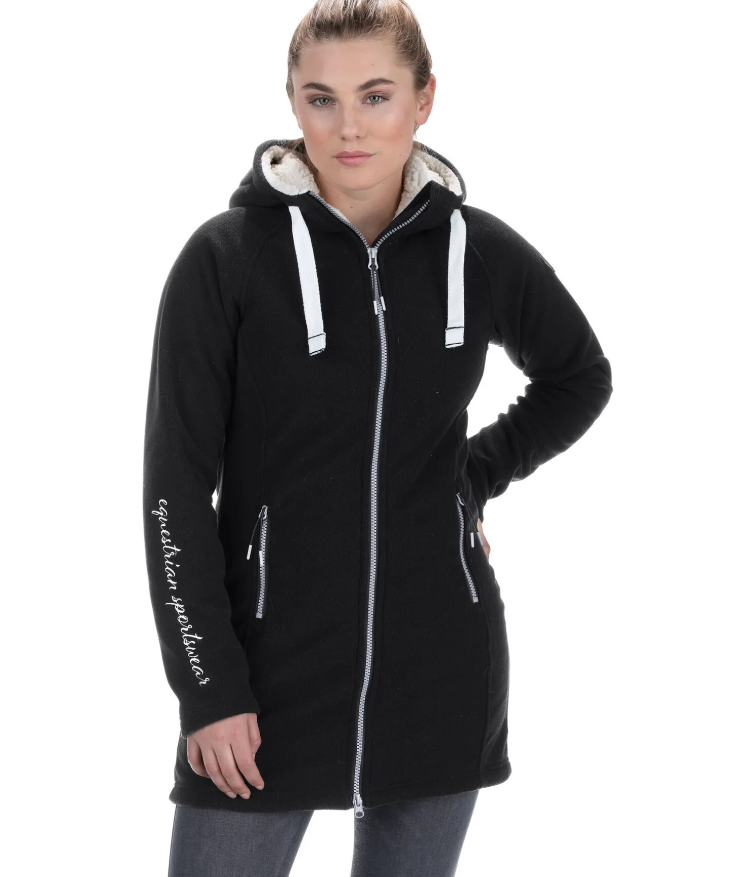 Manteau polaire à capuche Greta