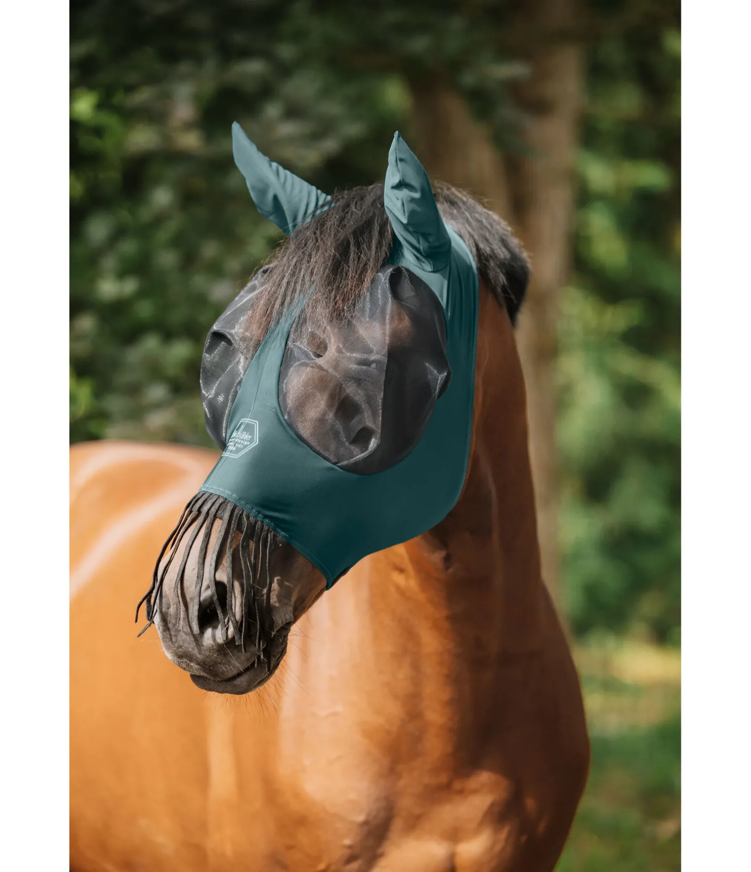 Masque anti-mouches avec fermeture à glissière et protège-naseaux Stretch Comfort