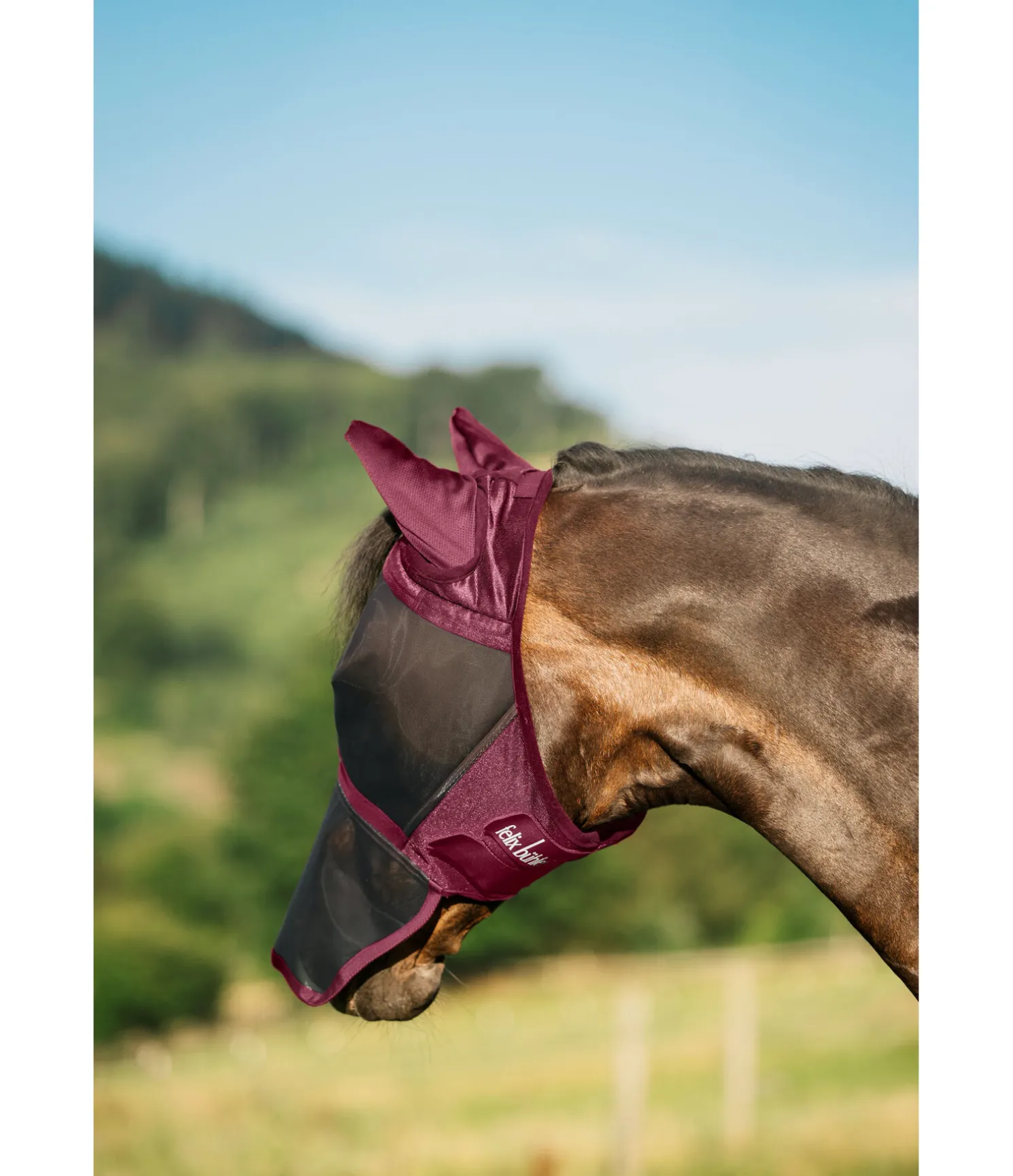 Masque anti-mouches avec protège-naseaux Basic