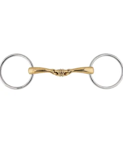 Mors à anneaux double brisure Anatomical Roll épaisseur 16 mm