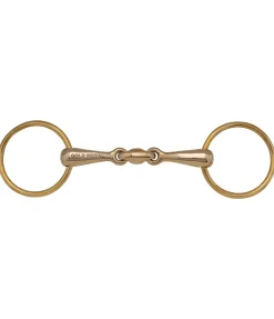 Mors à anneaux double brisure épaisseur 18 mm