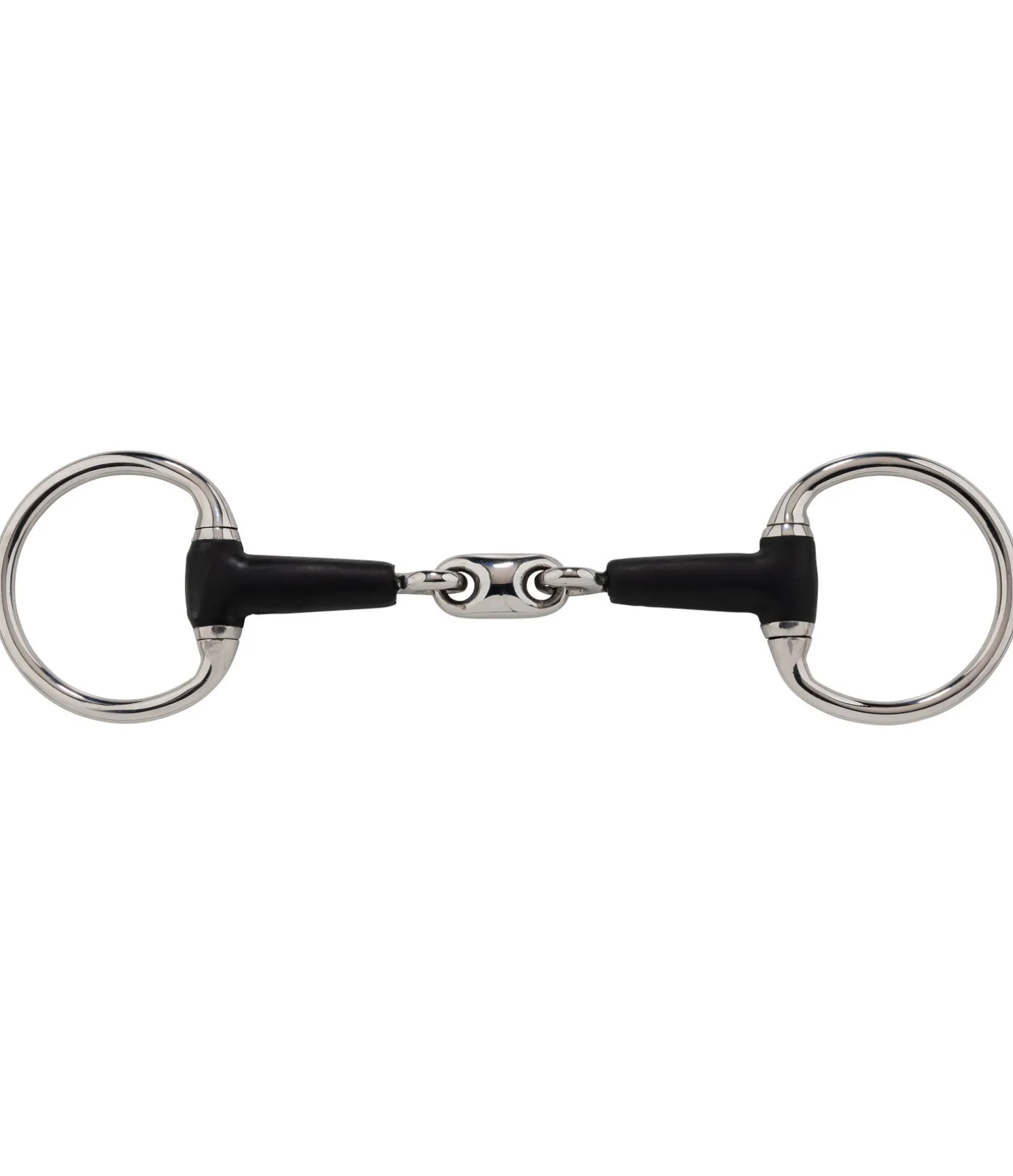 Mors à olives en caoutchouc double brisure épaisseur 14 mm