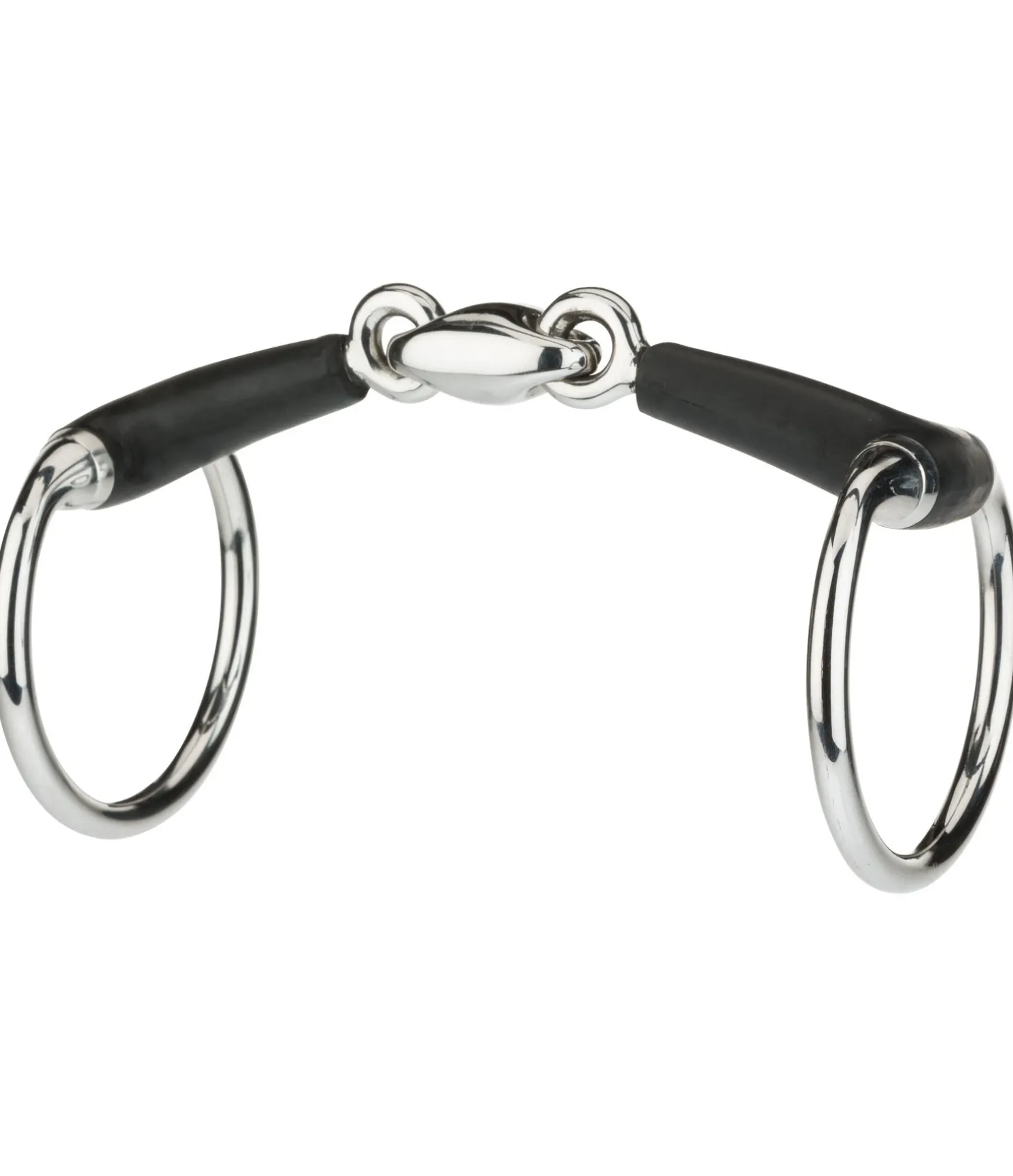 Mors à olives en caoutchouc double brisure épaisseur 14 mm