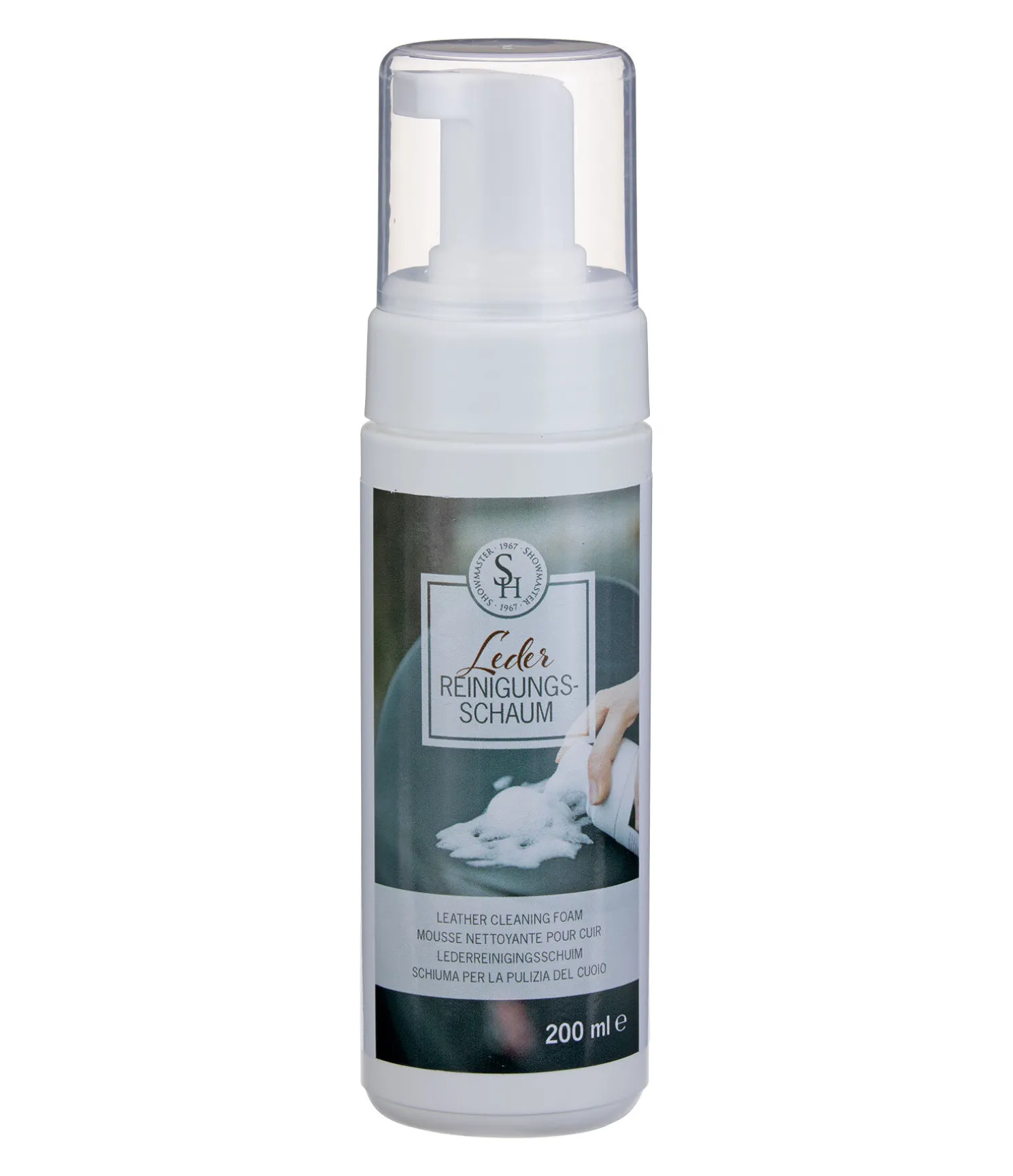 Mousse nettoyante pour cuir