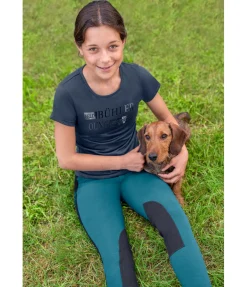 Pantalon d'équitation à basanes enfant Cora