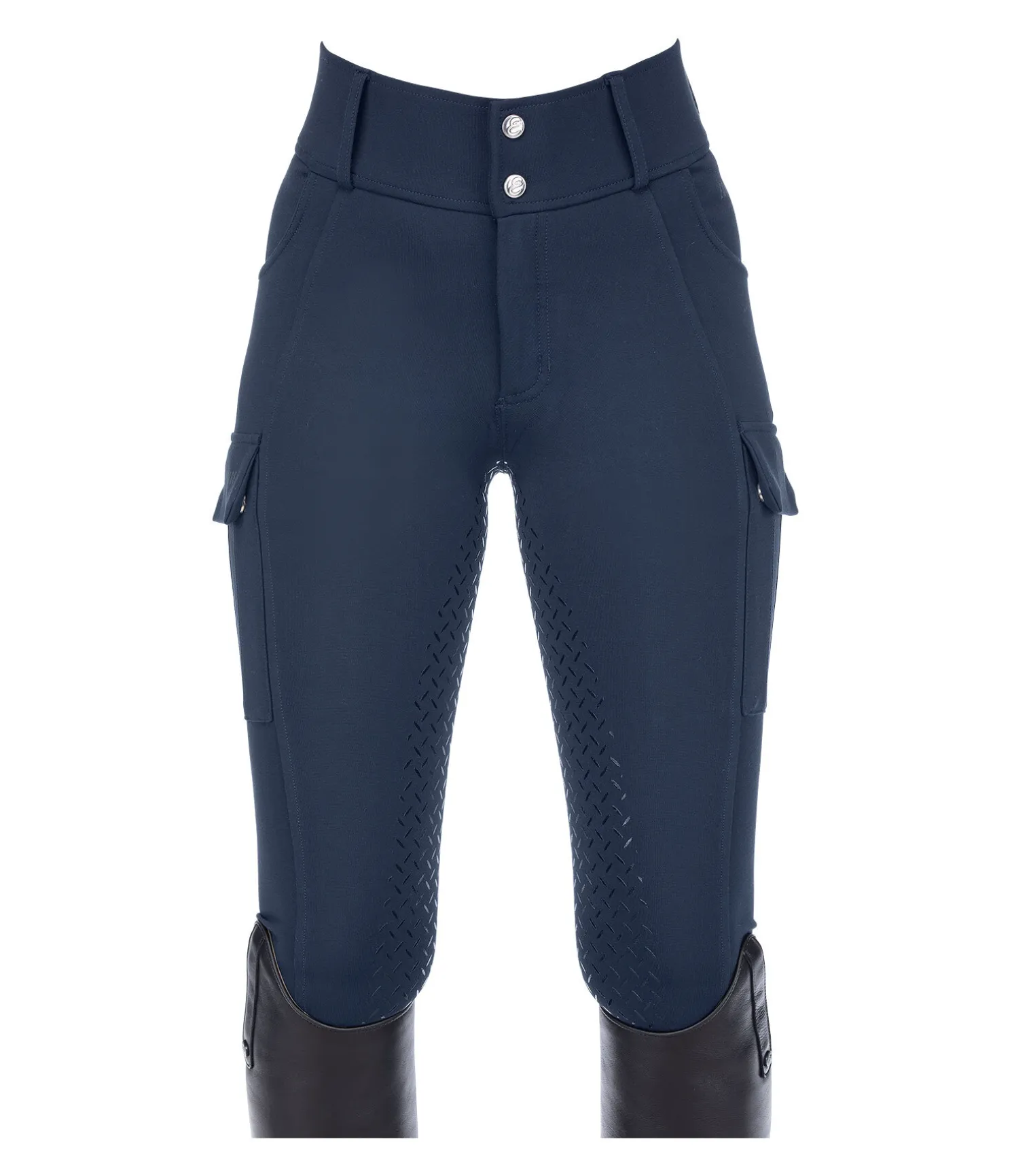 Pantalon d'équitation cargo à fond intégral Carla