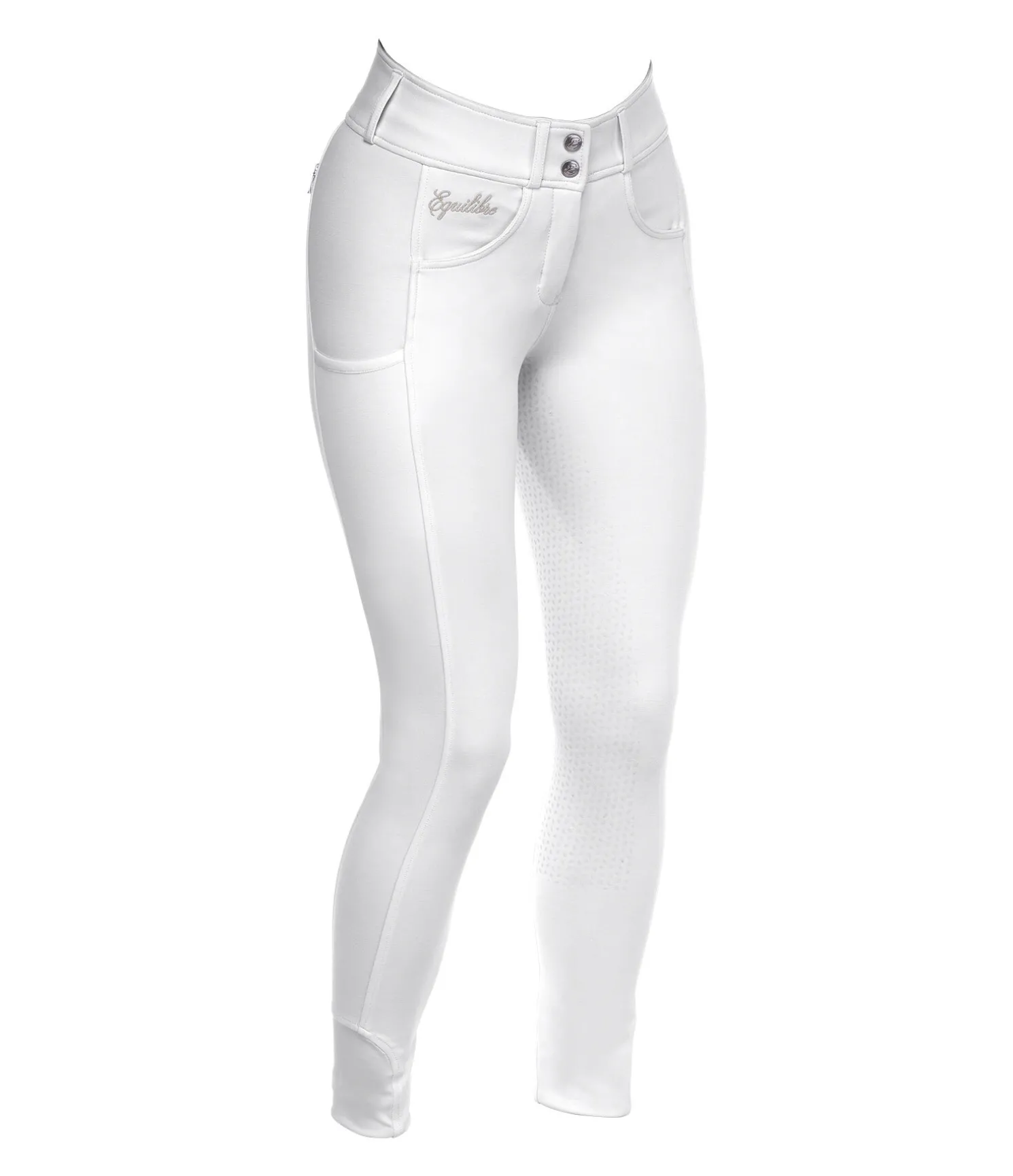 Pantalon d'équitation confort taille haute à fond intégral grip Juliane