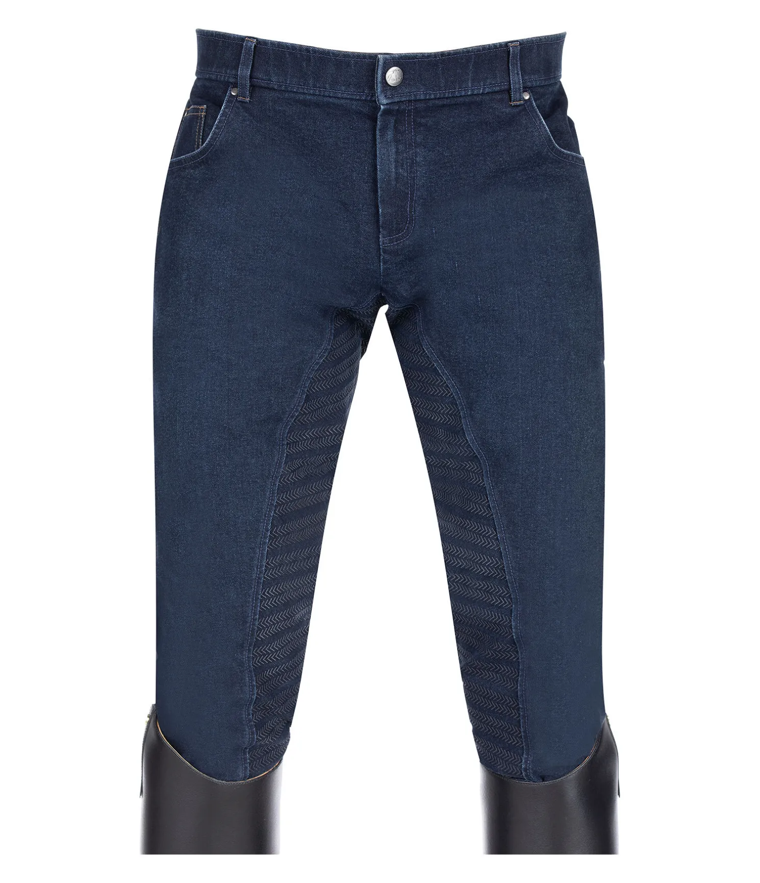 Pantalon d'équitation en jean grip homme Henry
