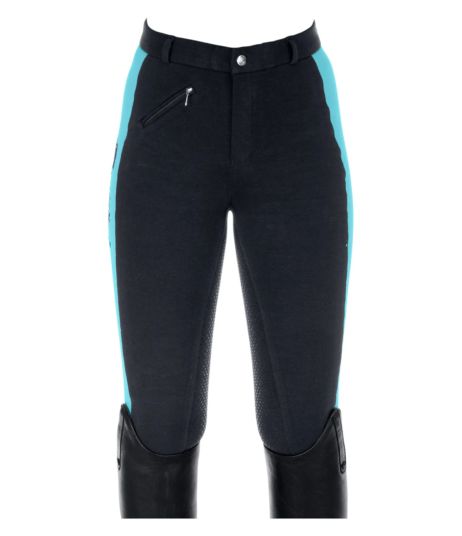 Pantalon d'équitation à fond intégral grip enfant Merle
