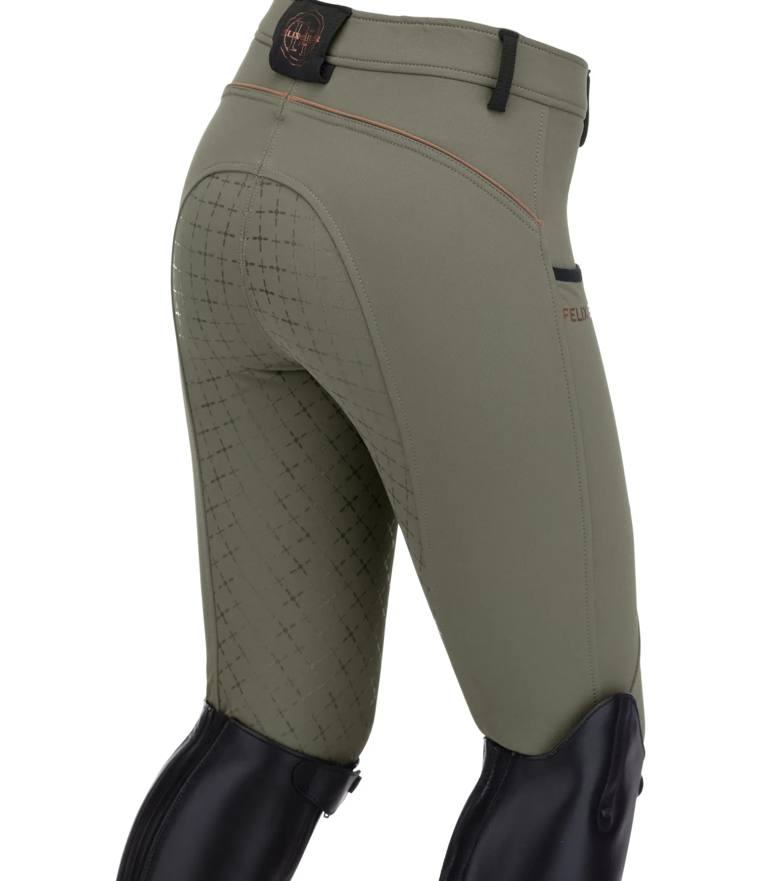 Pantalon d'équitation à fond intégral Grip enfant Paula