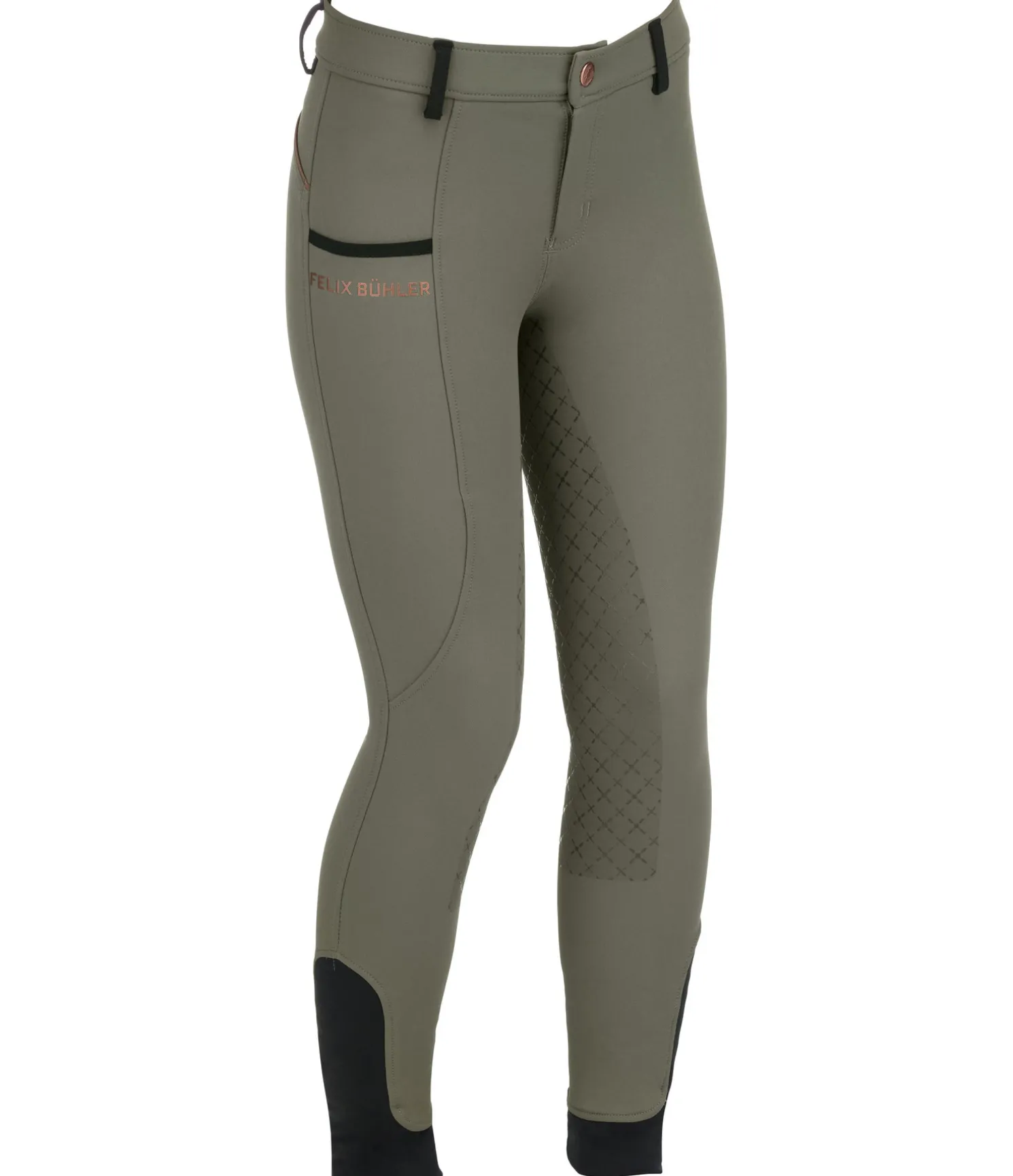 Pantalon d'équitation à fond intégral Grip enfant Paula