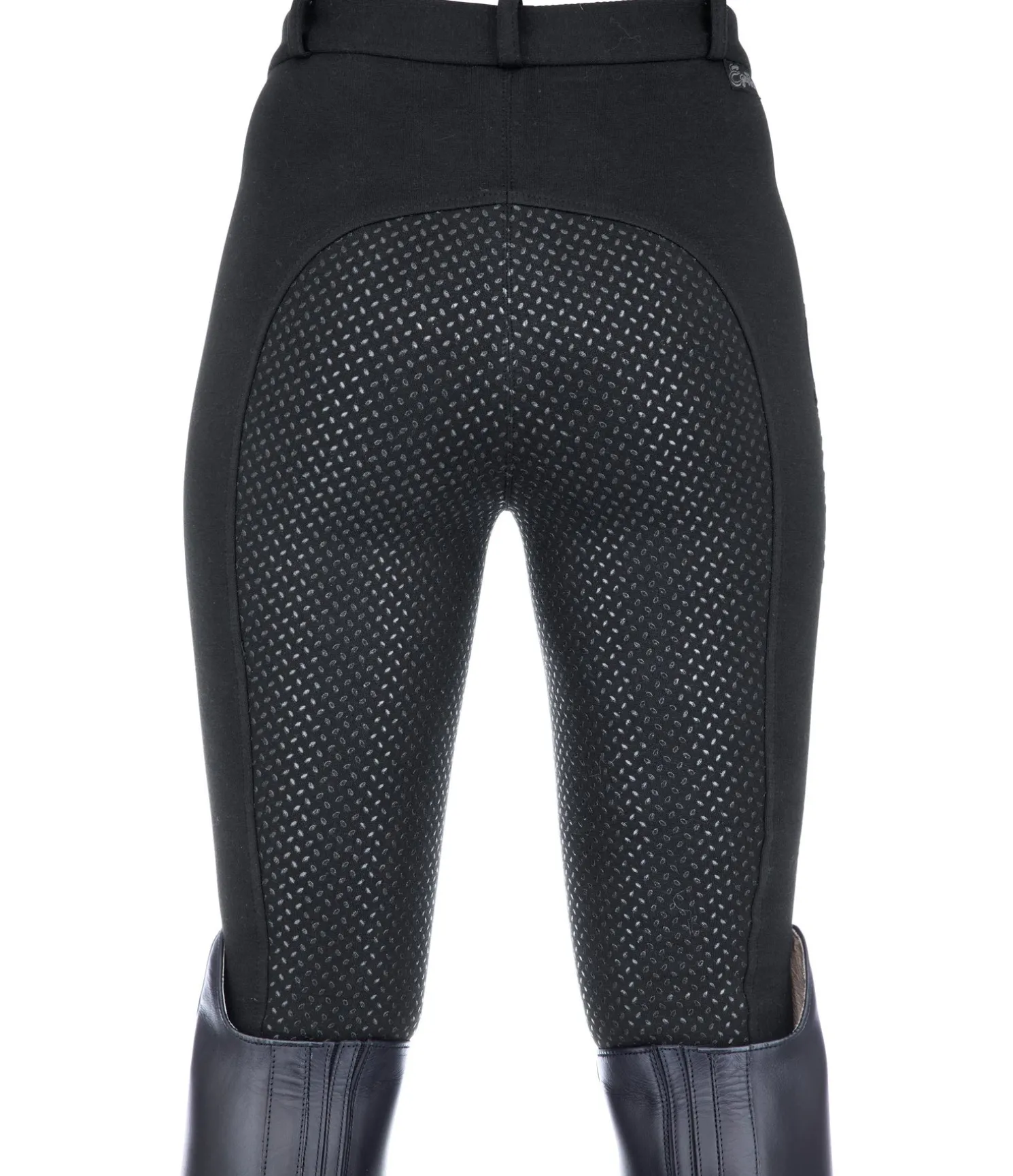 Pantalon d'équitation à fond intégral grip enfant Merle
