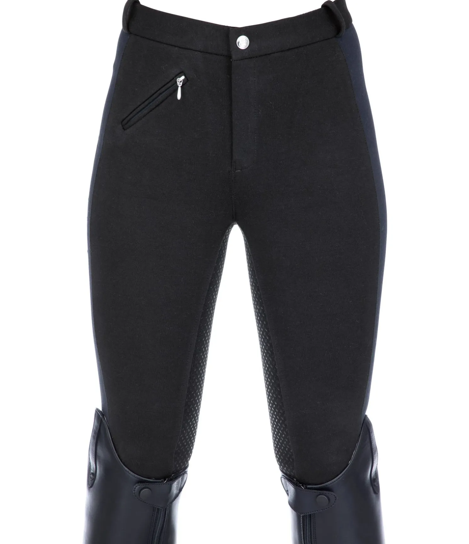 Pantalon d'équitation à fond intégral grip enfant Merle