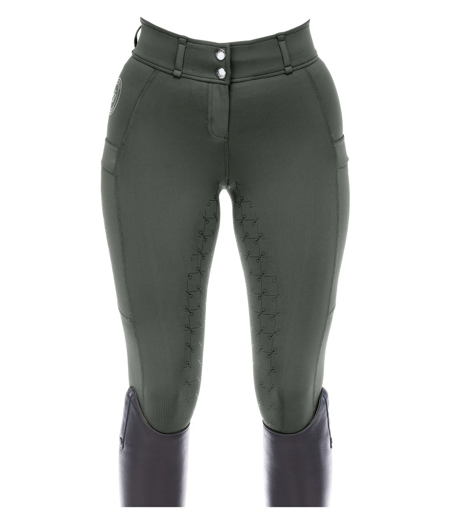 Pantalon d'équitation hybride à fond intégral Kathleen
