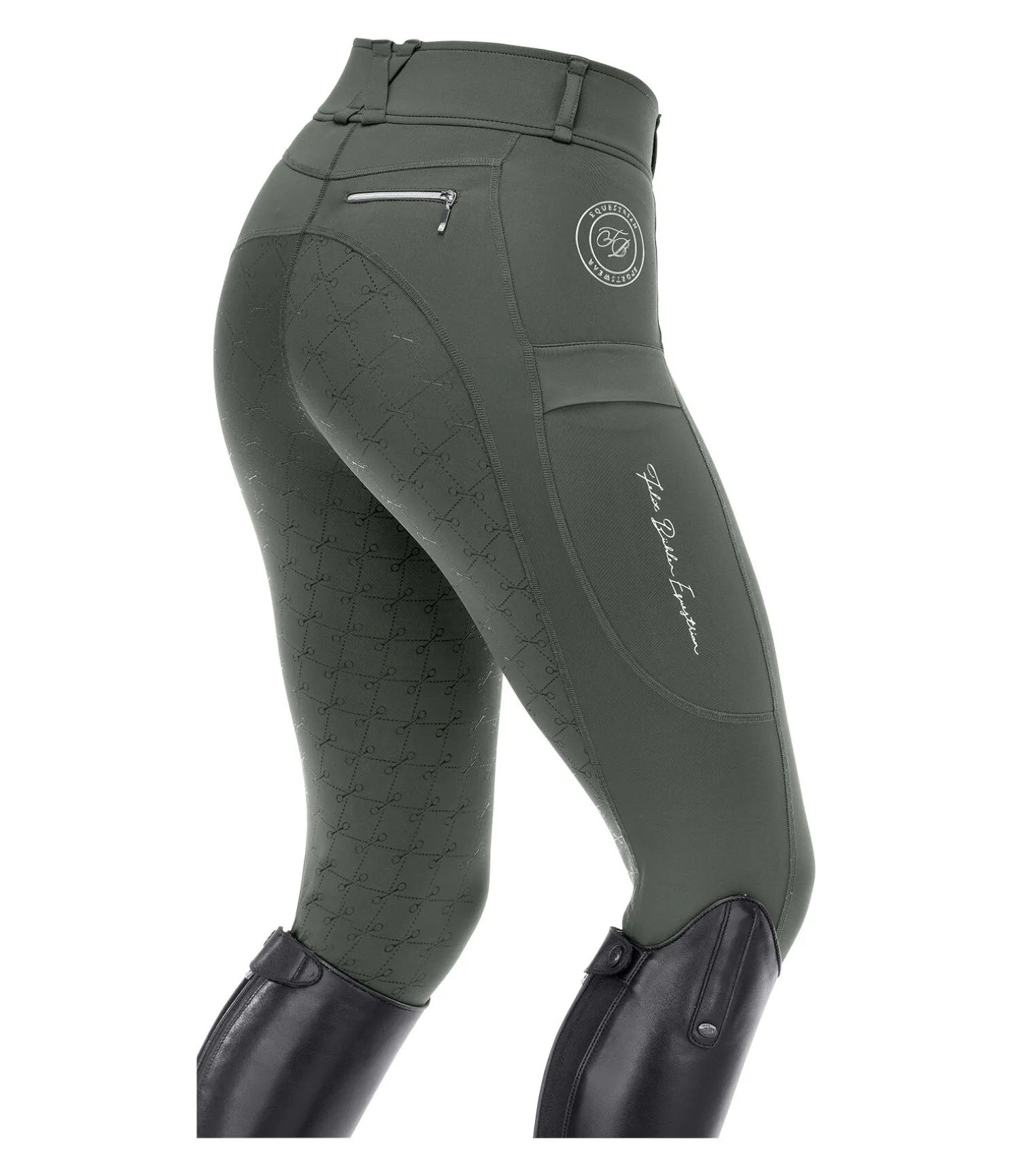 Pantalon d'équitation hybride à fond intégral Kathleen