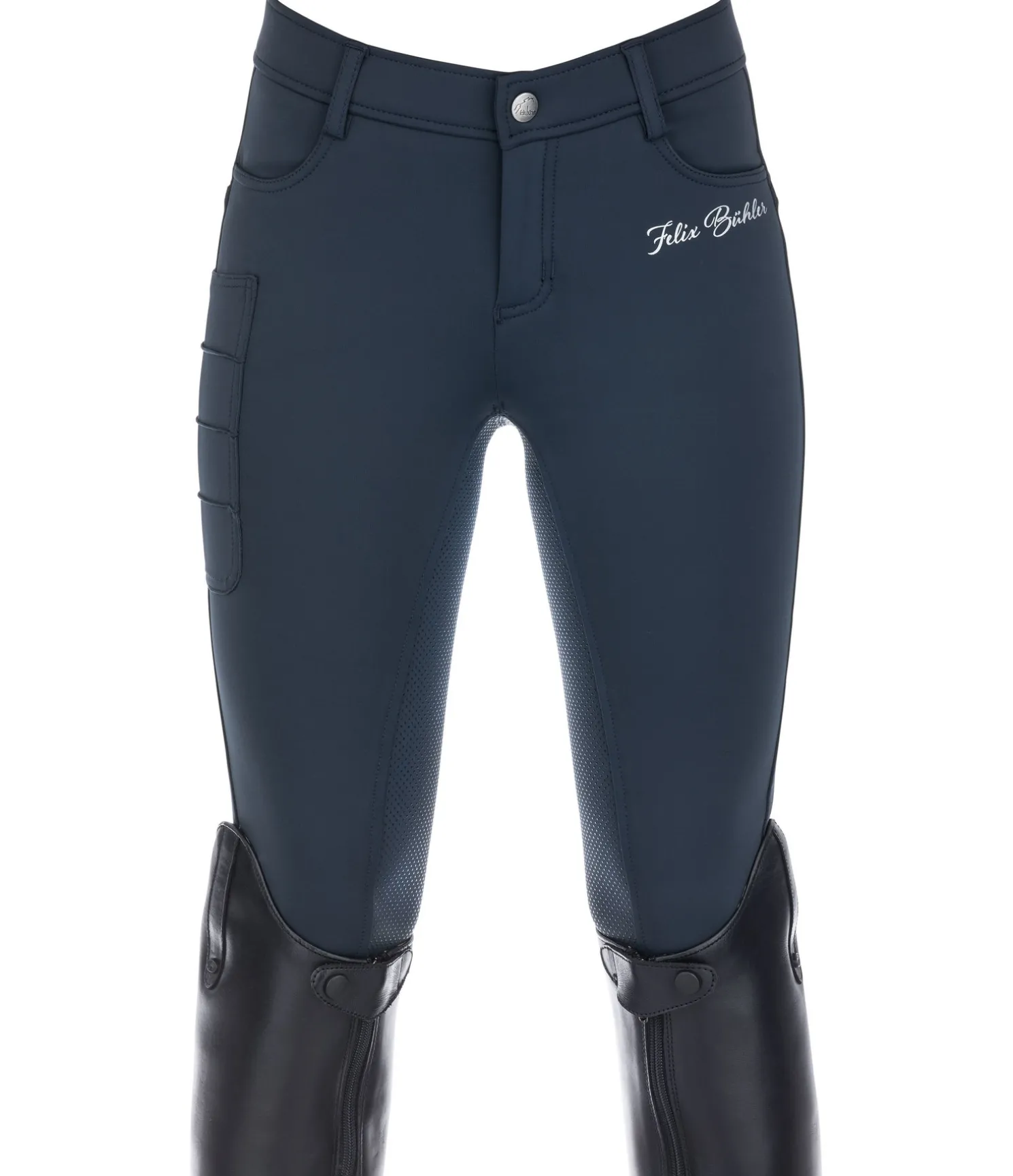 Pantalon d'équitation hybride à fond intégral Grip enfant Biese