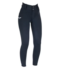 Pantalon d'équitation hybride à fond intégral grip enfant Jola