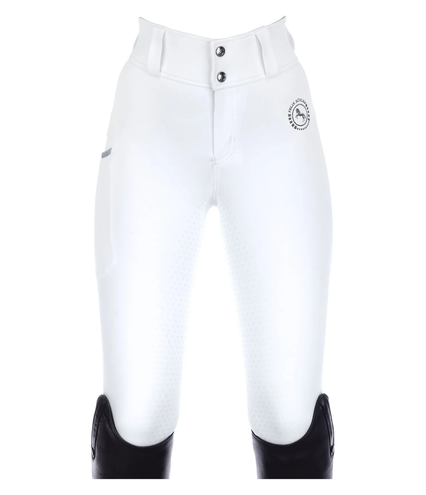 Pantalon d'équitation hybride à fond intégral grip enfant Jola