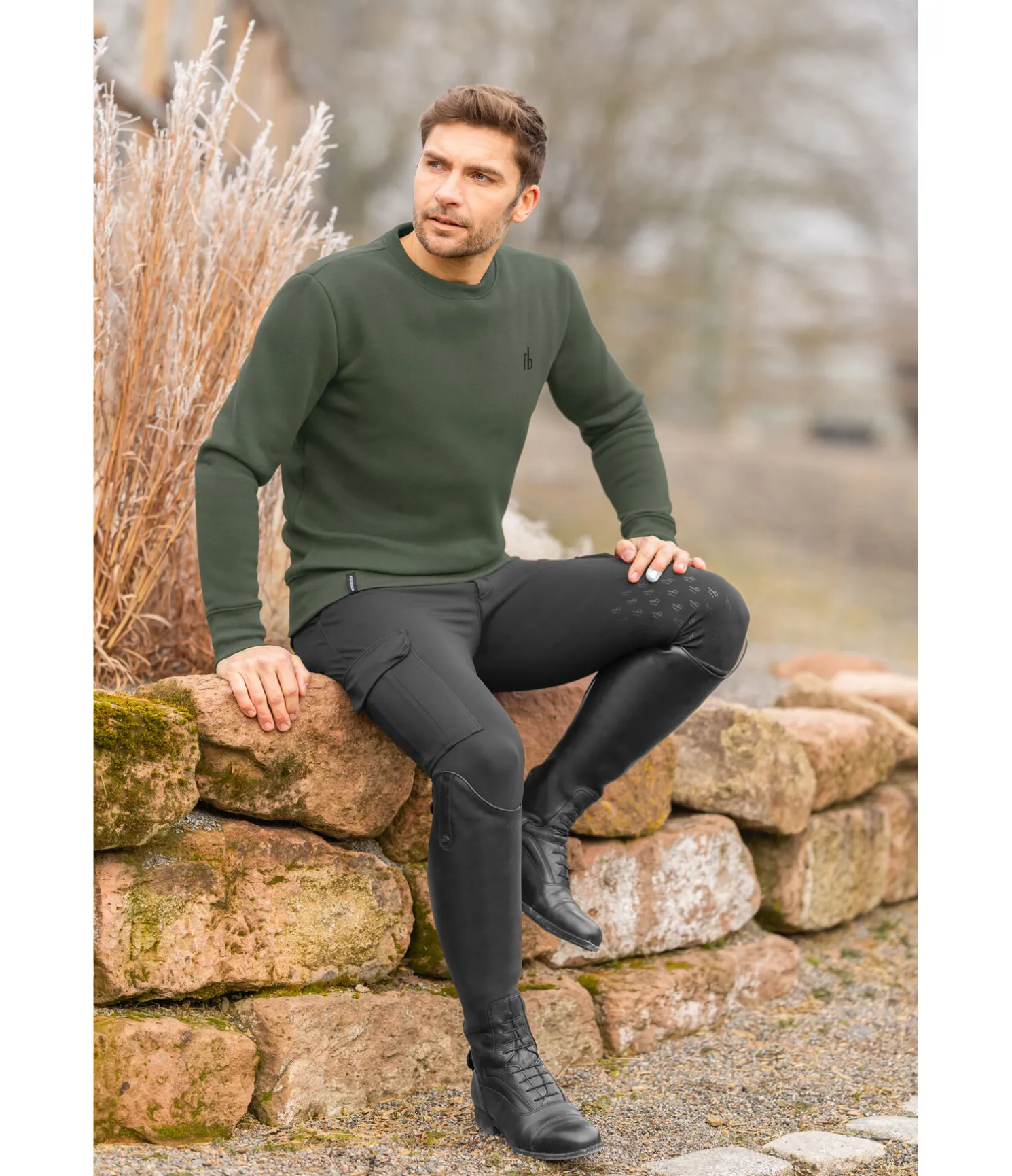 Pantalon d'équitation hybride homme Georgia