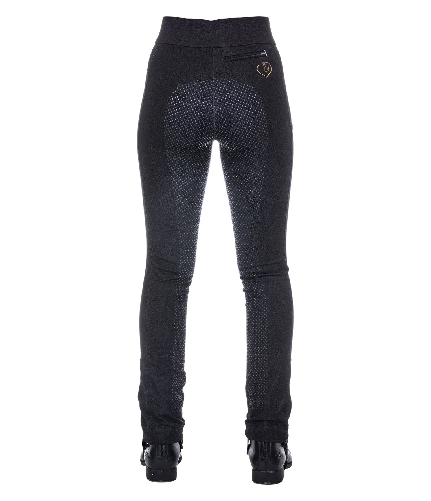 Pantalon d'équitation jodhpur à fond intégral grip enfant Lucia